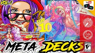 The Top 10 BEST One Piece Meta Decks For OP085 Are Here Vol 1  One Piece Card Game Starter Dec [upl. by O'Donovan884]