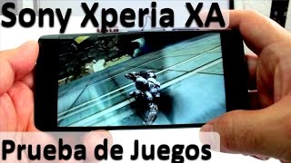 Sony Xperia XA Prueba de Juegos  Smartphones de gama media alta [upl. by Erdeid]