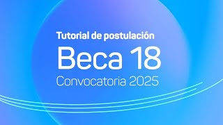 Beca 182025 tutorial de postulación para la preselección [upl. by Nahttam]