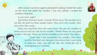 Level 3 Book 1 B8 Noodles for Mom [upl. by Eadnus]