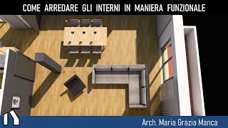 Come ARREDARE gli interni di una CASA in maniera FUNZIONALE [upl. by Enail]