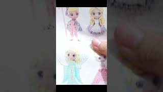 Disney Princess Sticker  Diamond Painting diamondpainting princess disney [upl. by Imelida394]