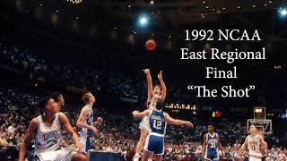 1992 East Regional Final  Duke v Kentucky  Cawood Ledfords Final Game Broadcast [upl. by Dnomar]