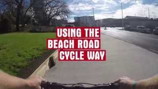 Beach Road Cycleway stage 1 is now complete and ready to ride [upl. by Allerus]