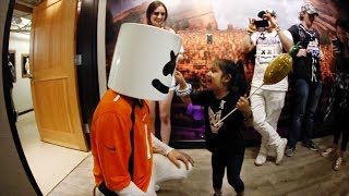 Marshmello Makes a New Friend at Red Rocks [upl. by Atselec]