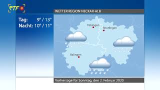 RTF1  Wetter am 01022020 [upl. by Eimyaj]