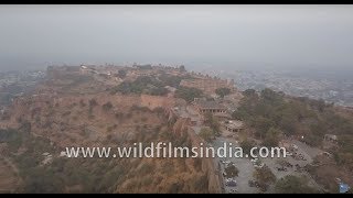 Fly over Gwalior Fort in Madhya Pradesh  Kalank film with Alia Bhatt was just shot here [upl. by Enyledam392]