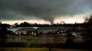 Tornado up close Hattiesburg Ms [upl. by Anwahsal]