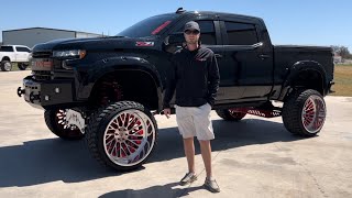 2020 Chevrolet Silverado 1500 RST Black Widow Edition  26x16 Forgiato 1012 FTS Lift  SOLD [upl. by Pisano992]