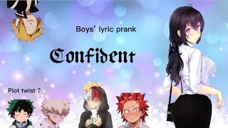 Boys’ revenge  Lyric prank  BNHAMHA texts ft Yn [upl. by Tayler]