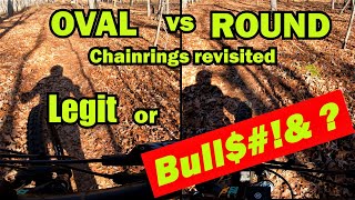 Oval vs Round Chainrings Long term test MTB Fad or Faster Absolute Black [upl. by Nedroj]