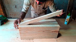 Perfect wood connection Wood joinery  Wood working Tips Crafting [upl. by Weathers]