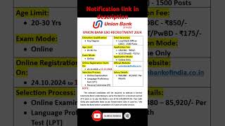 UNION BANK LBO RECRUITMENT 2024  DONT MISS THIS OPPORTUNITY  UNION BANK LBO unionbank [upl. by Saunders]