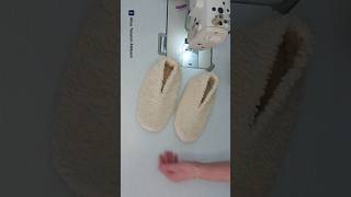 Easy practical slippers making DIY Ideas Sock sewing Sewing techniques dikiş bootiessewing [upl. by Notak]