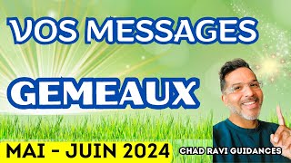 ♊GEMEAUX MaiJuin 2024 Vous tournez la page 🌈👍🌞 [upl. by Eatnad]