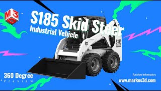 360° Spectacular Show With The S185 Skid Steer Loader By Markos3d [upl. by Archer]