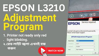 The Ultimate Guide Resetting EPSON L3210 Printer amp Troubleshooting Red Light Blinking [upl. by Dyrraj152]