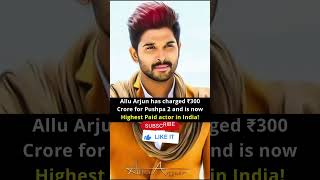 alluarjun pushpa2 remuneration sukumar thaggedhele stylishstar iconstaralluarjun shorts [upl. by Aicirtan]