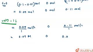 1 lit of buffer solution contains 01 mole each of NH4OH and NH4Cl What will be the PH [upl. by Notsirk]