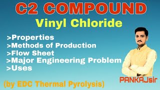 Vinyl Chloride By EDC thermal pyrolysis Diploma 5th sem PRampPT Unit5 C2 Compounds [upl. by Aysahc]