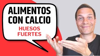 ALIMENTOS Con CALCIO Para HUESOS FUERTES 💪 SUPERALIMENTOS [upl. by Oiramd]