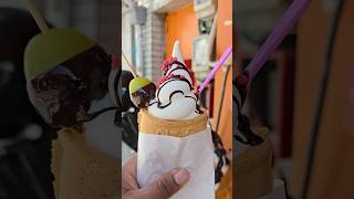 Ice cream fishshaped bun  Korean Street Food shortsvideo [upl. by Neelie]