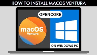 How to Install macOS 13 Ventura Hackintosh on Windows PC  Opencore Hackintosh [upl. by Helsie]