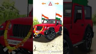 Mahindra Thar modified car Scorpio modified car game play video short video modified Scorpio vs up [upl. by Earvin]