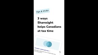 Sharesight  3 ways Sharesight helps Canadian investors at tax time [upl. by Nieberg]