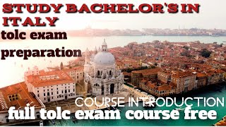 Study in Italy  Tolc preparation  bachelor in italy [upl. by Apicella425]