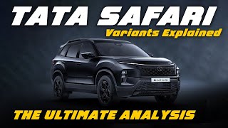 Tata Safari Variants Explained  Smart O Pure O Adventure Accomplished [upl. by Yerrok976]