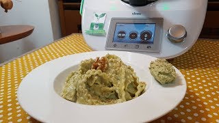 Pasta con pesto di noci e ricotta per bimby TM6 TM5 TM31 [upl. by Novelia]