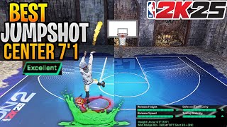 quotNEWquot NBA 2K25 BEST JUMPSHOT FOR BIGS  LOW 3PT JUMPSHOT [upl. by Nyrol253]