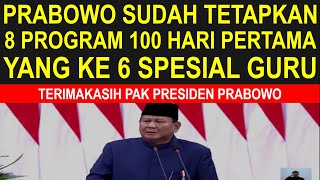 Breaking news guru sertifikasi dan non sertifikasi full senyum Prabowo tetapkan program 100 hari [upl. by Torbert]