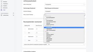 Pakettikaupan asentaminen Shopifyyn [upl. by Notnek]