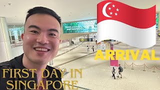 First Day in Singapore 🇸🇬  Arrival [upl. by Oyr]