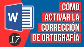 Como Activar la Correccion de Ortografia en Word [upl. by Euqinor40]