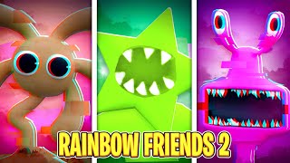 Revelados os NOVOS Rainbow Friends 2 do Roblox nesse jogo😄 [upl. by Leatri]