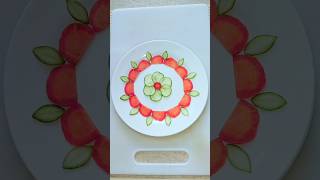 learn how to make vegetable salad easy cutting vegetablecarving art foodart fruitart shorts [upl. by Craddock951]