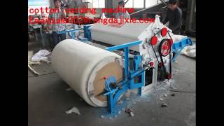 cotton carding machine for sale [upl. by Atekehs]