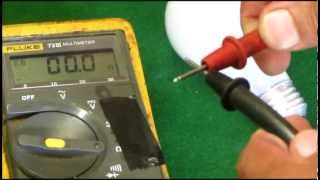 Using a Multimeter to check a light bulb [upl. by Titos641]