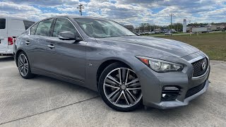 2015 Infiniti Q50 Sport 37 V6 POV Test Drive amp Review NBCRMAGCOM [upl. by Daza]