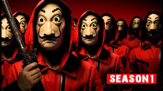 البروفيسور جاى وناويها 🧐 وفيها لاخفيها 👹  ملخص مسلسل La casa de papel season 1 [upl. by Alvin]