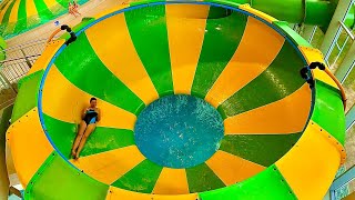 Super Bowl Water Slide at Park Wodny Koszalin [upl. by Kcirdef886]