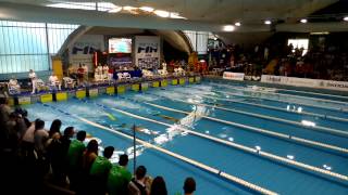 CI Assoluti nuoto per salvamento 100 m trasporto manichino con pinne e torpedo M [upl. by Ennayllek942]