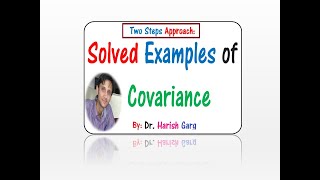 Solved Examples of the Covariance [upl. by Schrick483]