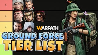 Warpath  Ground Force Officer Tier List  February 2024 [upl. by Timus]