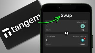 How To Swap ANY Crypto In Tangem Wallet [upl. by Dupin]