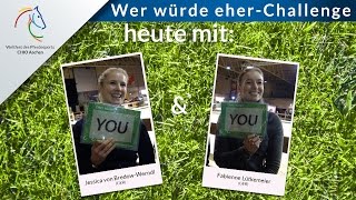 Wer würde eherChallenge mit Jessica von BredowWerndl und Fabienne Lütkemeier [upl. by Ynaffi]