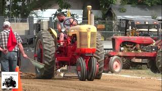 Antique Tractor Pulling Clinton County Corn Festival Wilmington OH 2023 [upl. by Barling63]